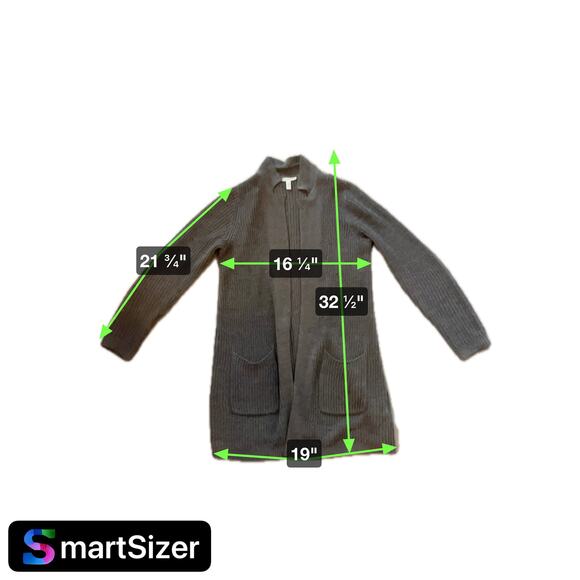 Eileen Fisher Women's Organic Linen Open Front Knit Cardigan Sweater Size Small - Picture 7 of 7